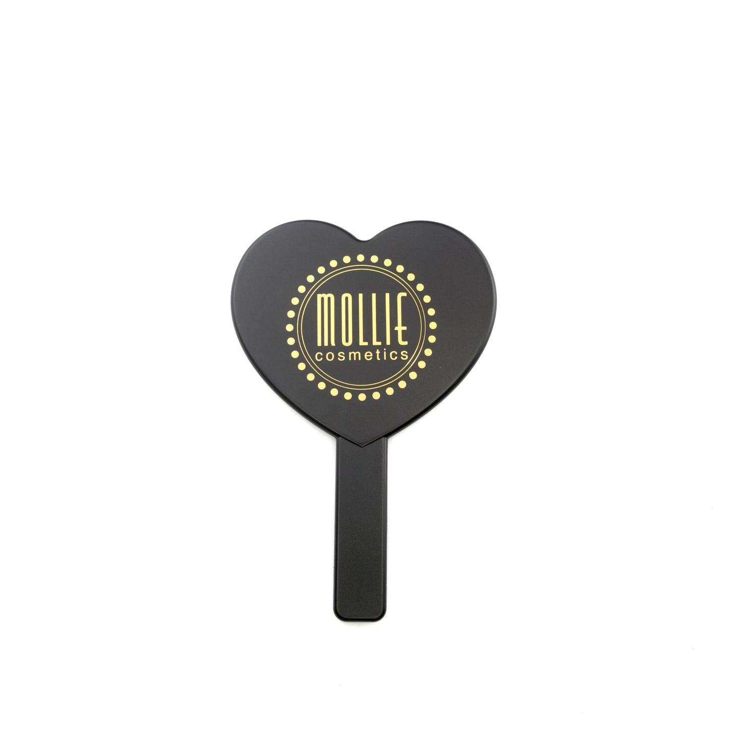 Black Handheld Heart Mirror
