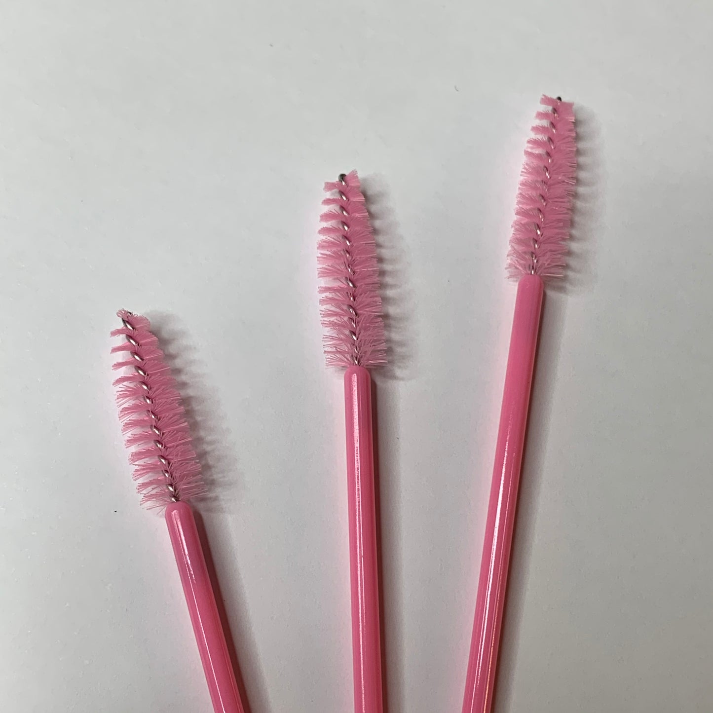 50x Light Pink Disposable Mascara Wands
