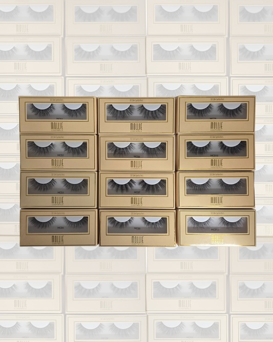 3D Silk Eyelash Collection - 12 Pairs