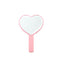 Pink Handheld Heart Mirror