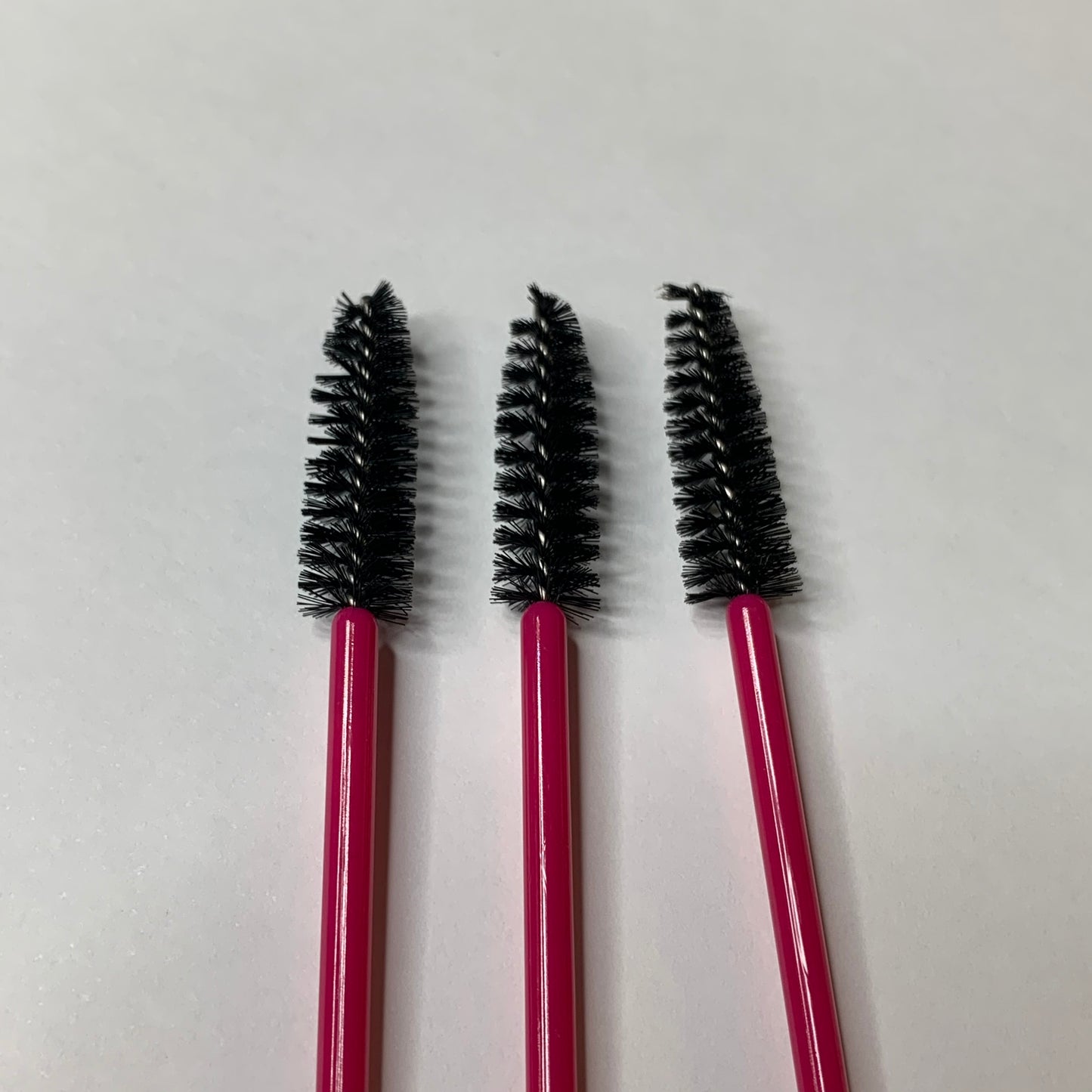 50x Pink & Black Disposable Mascara Wands